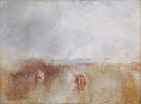 The Disembarkation of Louis-Philippe by J. M. W. Turner: crowds and boats dissolving into a golden haze by the water
